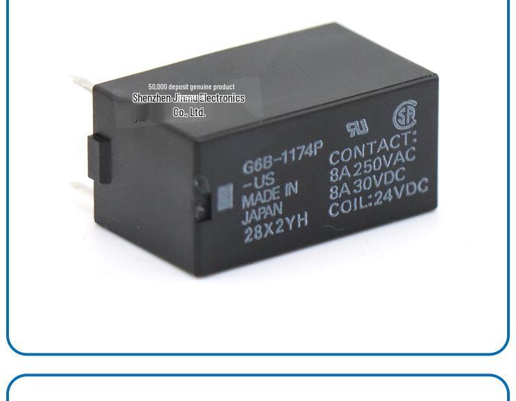 Genuine 24VDC 5A Terminal Relay G6B-1174P-US/FD-US