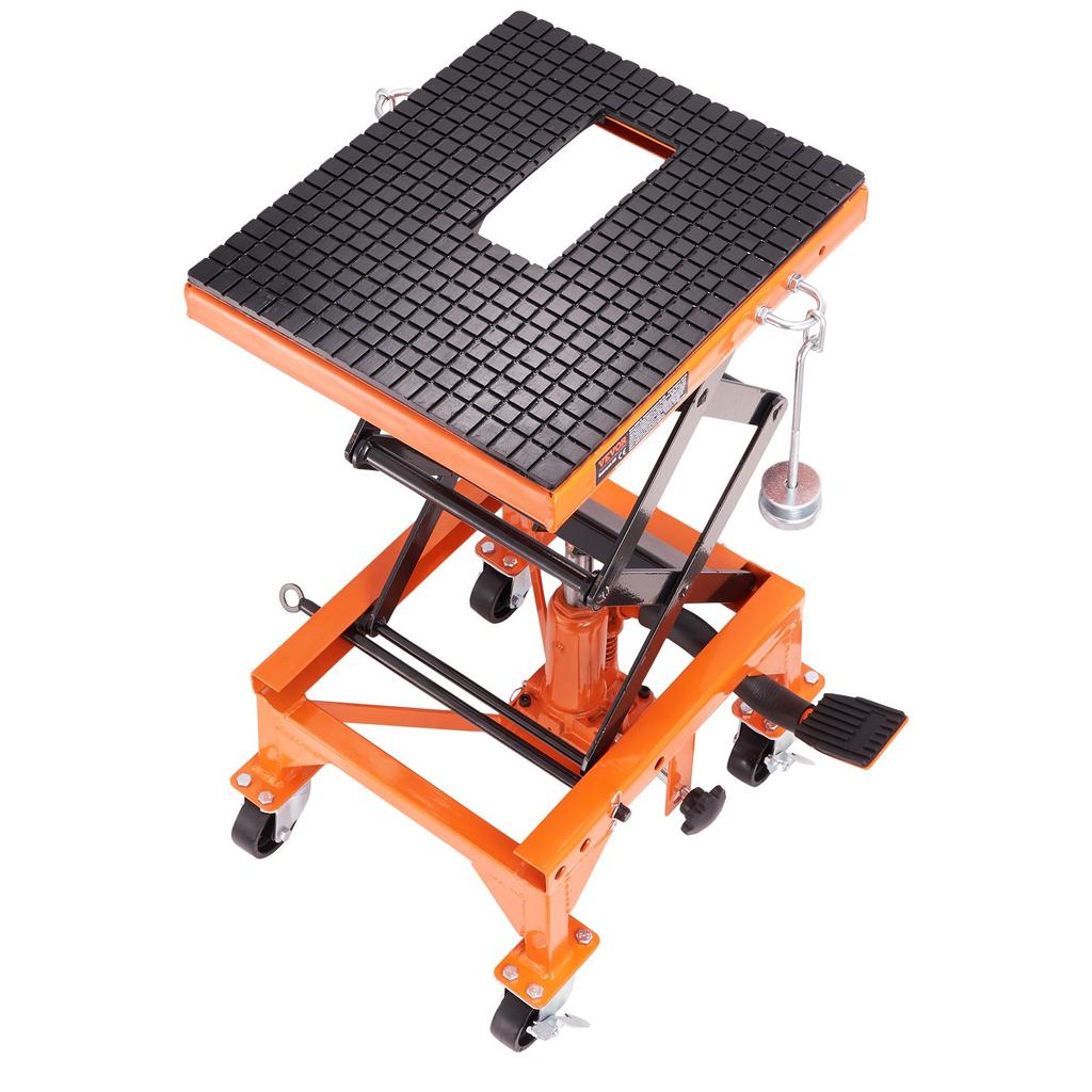 VEVOR Hydraulic Motorcycle Lift Table 158.8 Kg Dirt Bike Scissor Jack Stand