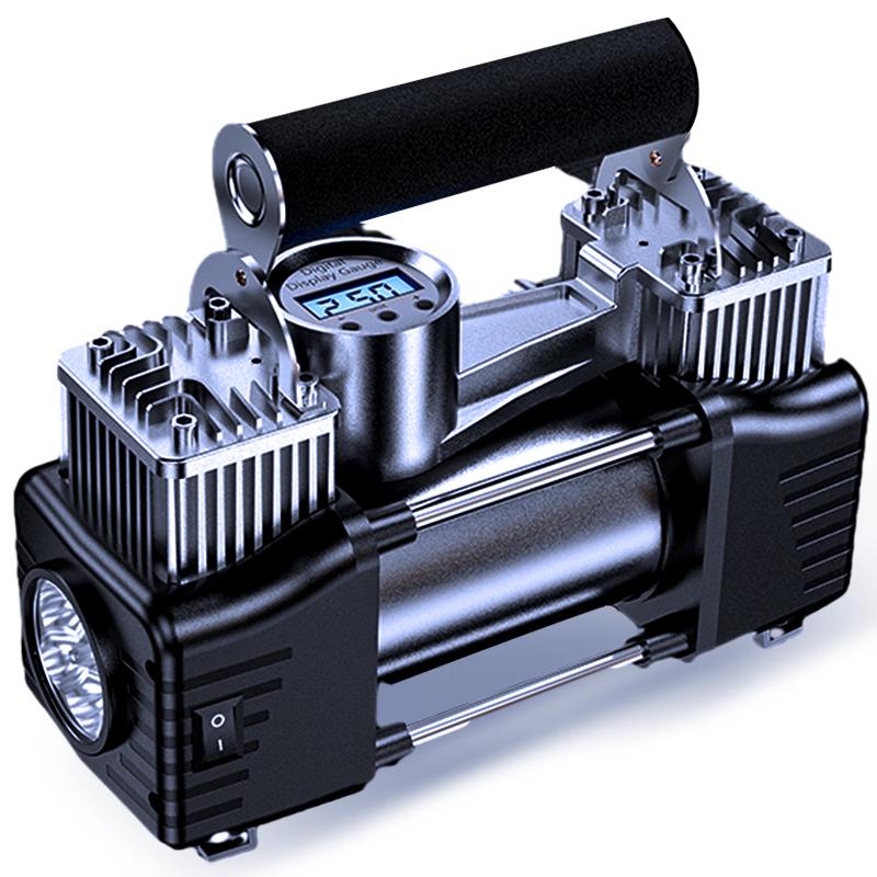 Mengduofu Portable Dual-Cylinder Car Tire Inflator One Size