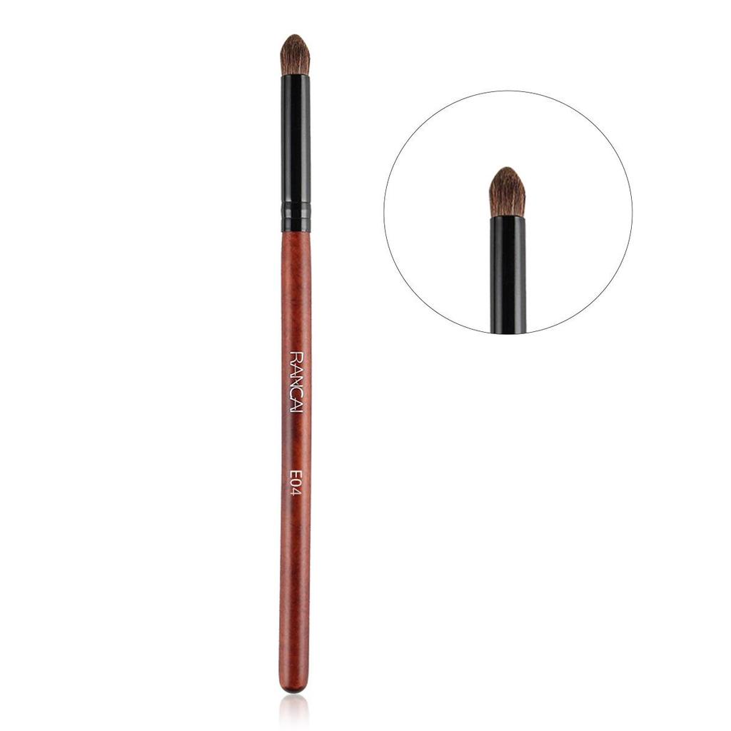 Tragbarer reiner Pferdehaar Lidschatten Verblenderpinsel - Große weiche Borste für Augen-Make-up