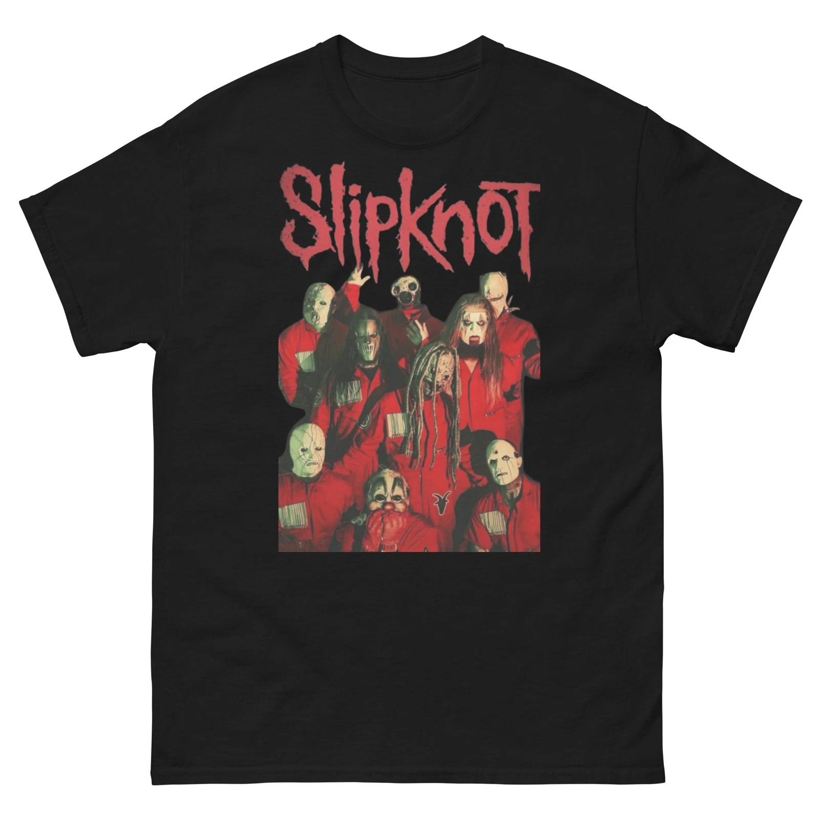

Slip.knot Band Graphic T-Shirt Red Outfit Metal Tee Y2K Grunge Style L