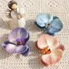 Handmade Accessories Simulated Flower Headdress Butterfly Orchid Flower Brooch   DIY
