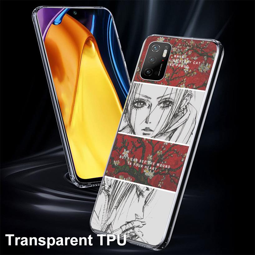 Anime Oosaki Nana Phnoe Case for Xiaomi Poco X5 X6 X7 Pro X4 Gt F7 Ultra M8 M7 Redmi 15C 15 13C 13 12C 12 Unique Cover Coque Poc