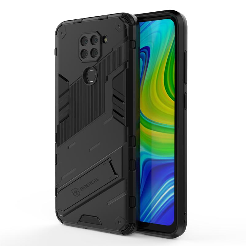 Phone Holder Case For Xiaomi Redmi Note 9 Case Bumper Hard Armor Full Cover For Redmi Note 9 9S 7 9T 9 Pro Case For Redmi Note 9