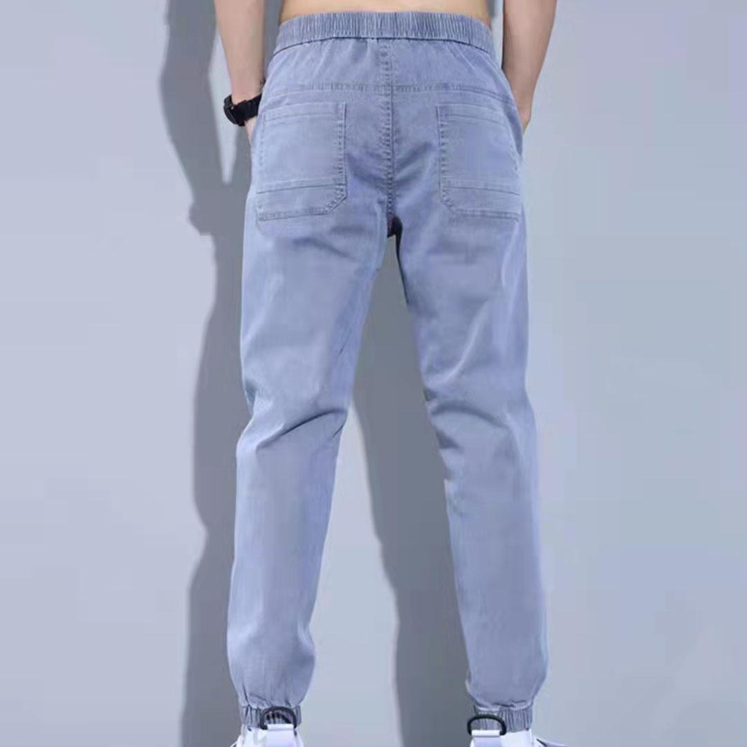S-5XL Мужская уличная одежда Брюки-карго в стиле хип-хоп Мужские джинсы Длинные джинсовые — фото 3