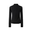 Giovanni Valentino Women's Slim Fit Semi-High Collar Knit Top
