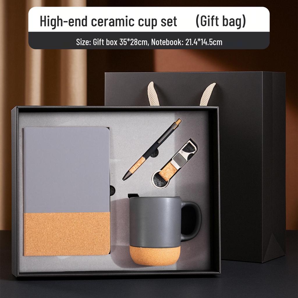 Creative PU Notebook Set: Stylish Chinese-Inspired Office Gift with Custom Logo Printing