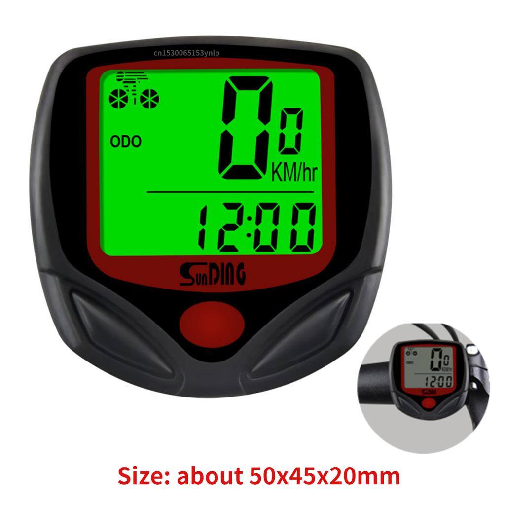 Wired/Wireless Bike Computer Waterproof Wired Bicycle Odometer Speedometer LCD Screen Cycling Stopwatch MTB Road Bike Accessorie