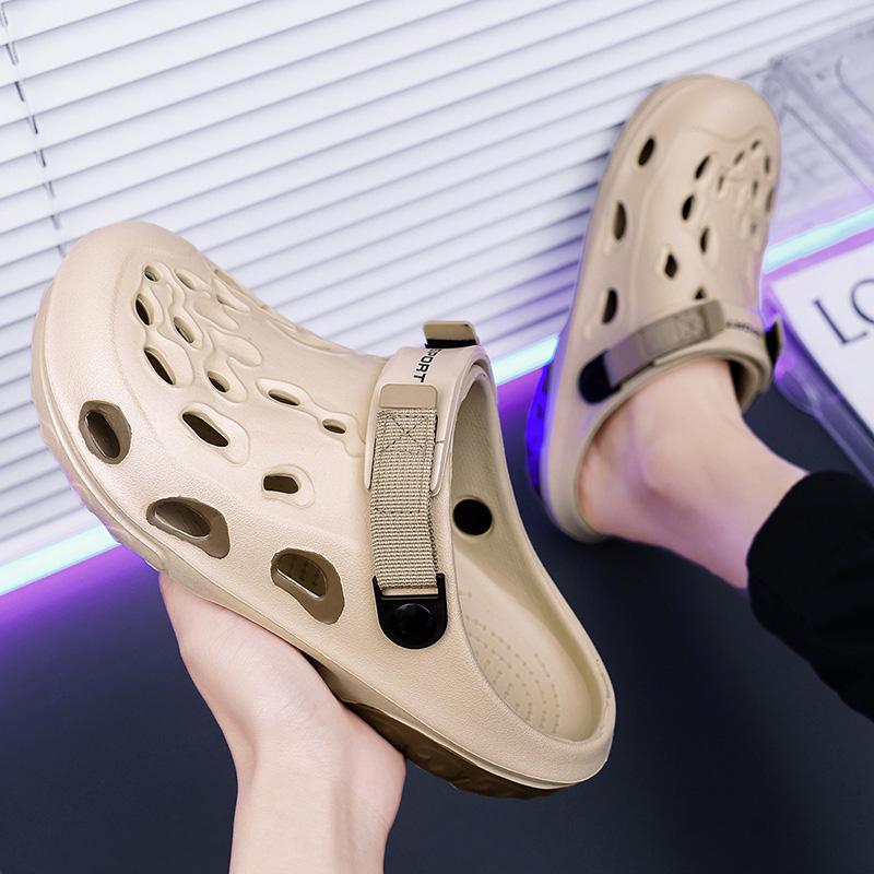 Fashion Men Clogs Slippers Fashion EVA Insole Men Slippers with Arch Support Waterproof Garden Shoes For Men Beach Shoes