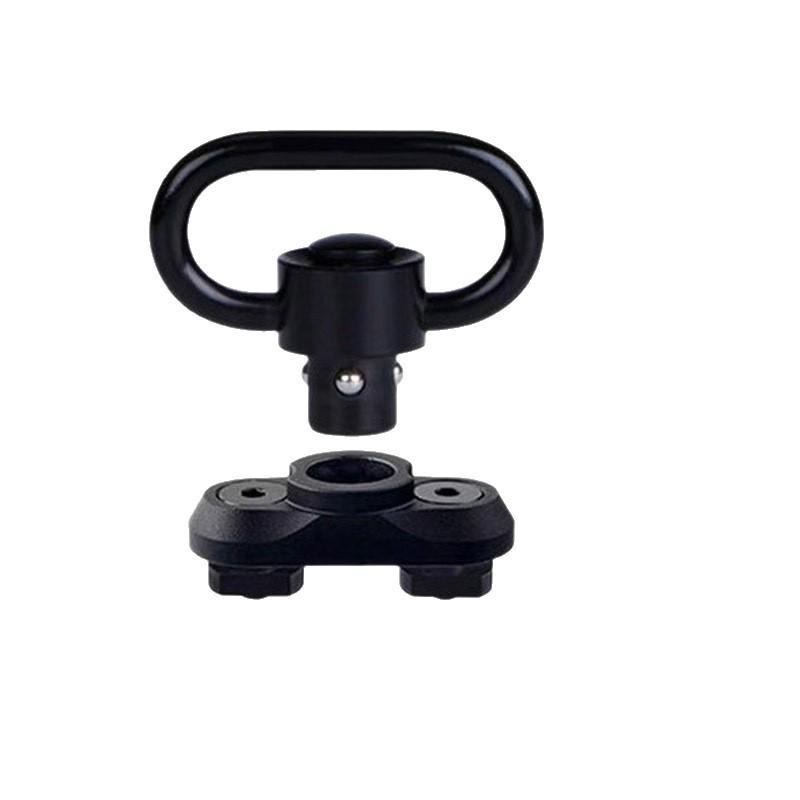 1.25" Quick Detach Tactical Sling Buckle with Rotating Loop