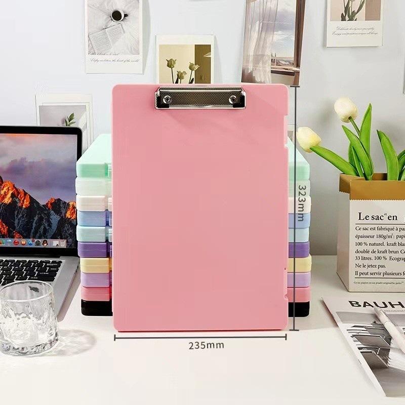 Multi Functional A4 Folder Clamp Storage Box Writing Pad Large Capacity Writing Storage Integrated Document Board Clamp Folder