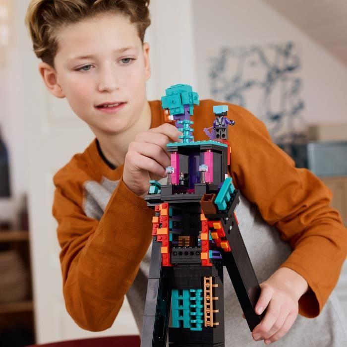 LEGO Minecraft 21279 La Tour De l’Enderman - Jeu De Construction Pour Garçon Dès 9 Ans