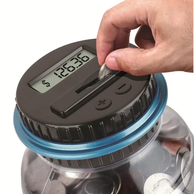 Salvadanaio UK per Bambini con Monete EUR/Sterlina, Display LCD, Conteggio Digitale