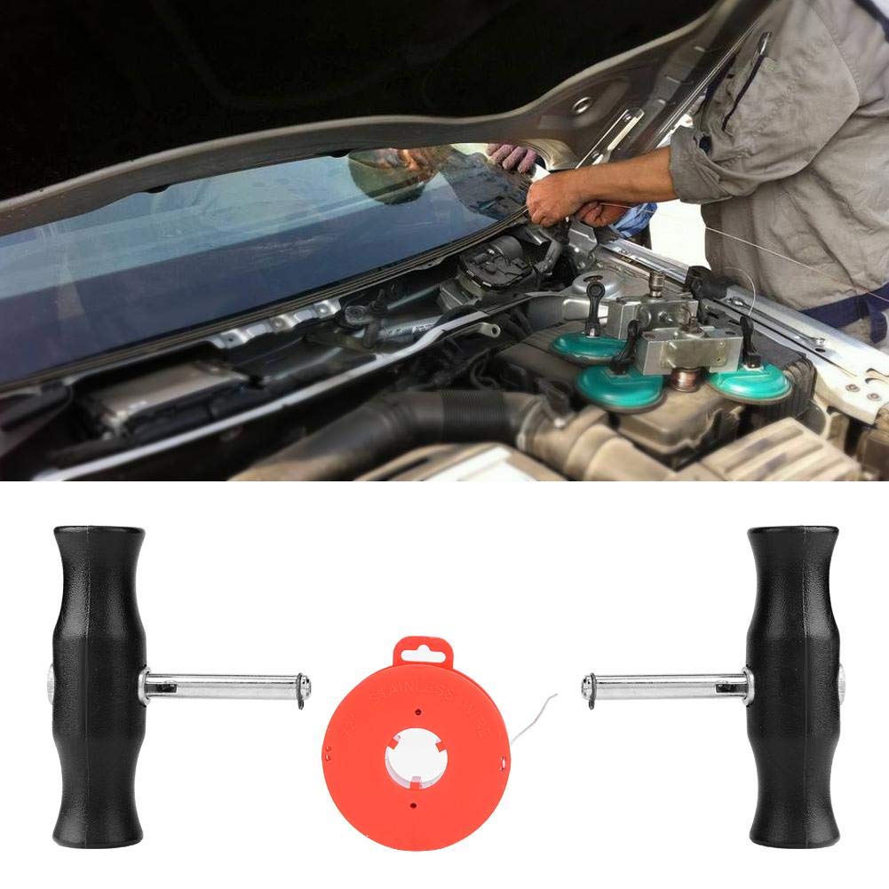Windshield Remover Kit, Windshield Remover Tool, Plastic + Metal Material, Handle Length 3.9 inches