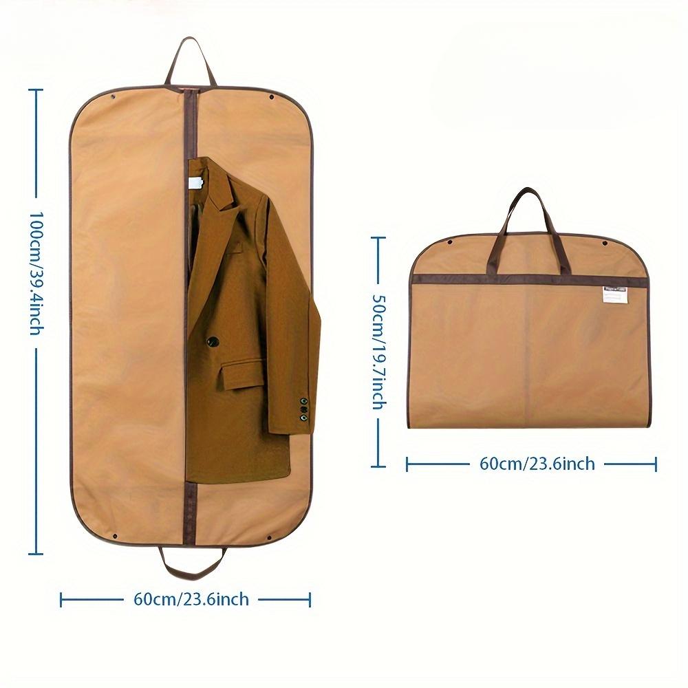 Durable Garment Bags with Zipper Closure - Portable & Foldable, Dustproof Suit Covers for Wedding Dresses, Clothes Storage