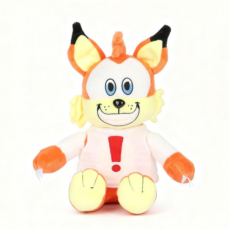 

25cm Kawaii Fox Plush Toys Exquisite Furniture Decorative Items Multi-functional Pillow Lullaby Animal Dolls Gifts For Children помаранчевий