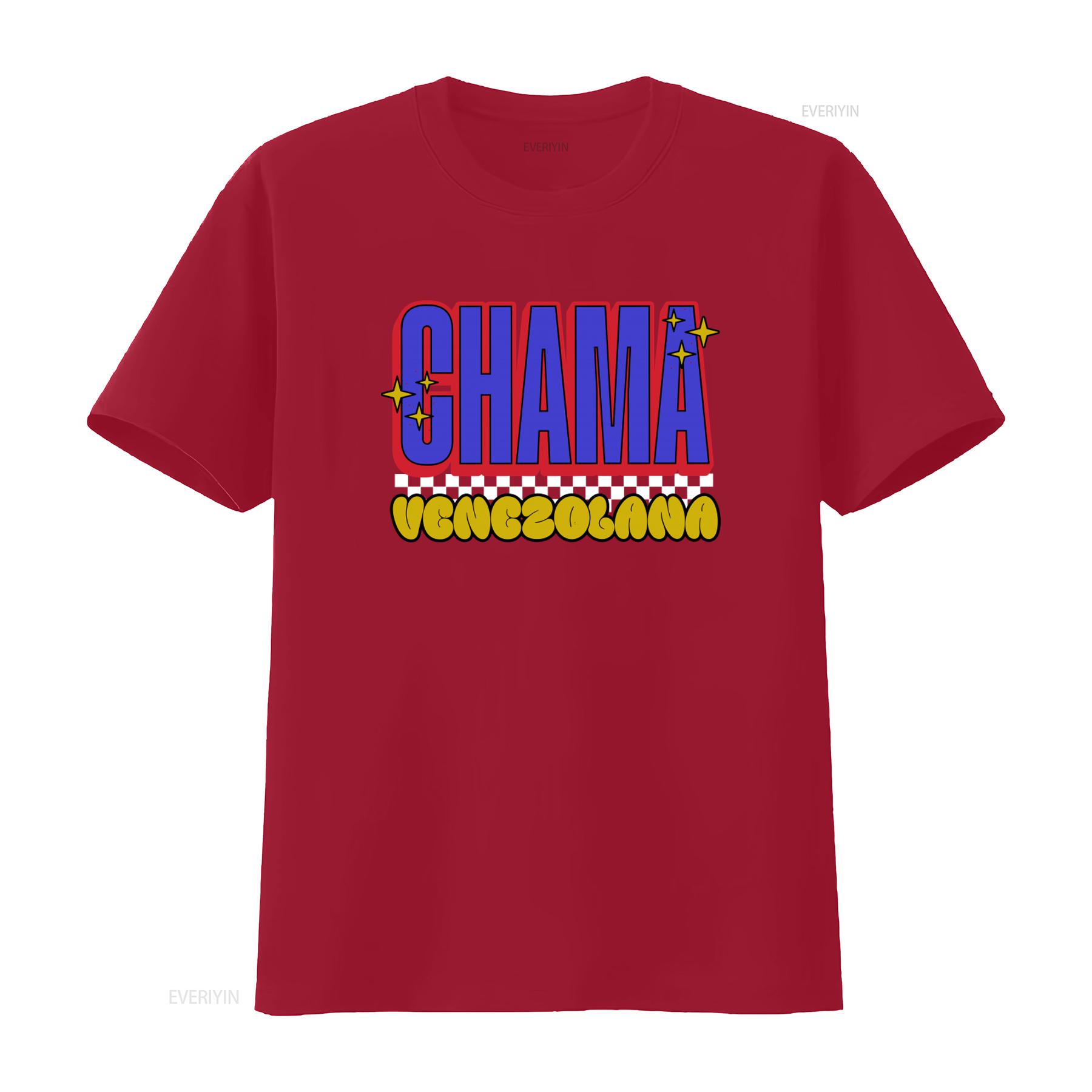 

Chama Venezolana T Shirt for Girls Cute Design with Venezuelan Elements from Caracas and Maracaibo vintage Washed Comfortable S