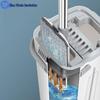 Blue Whale Sanitation LJHW-9105 Self-Wringing Flat Mop & Bucket Set