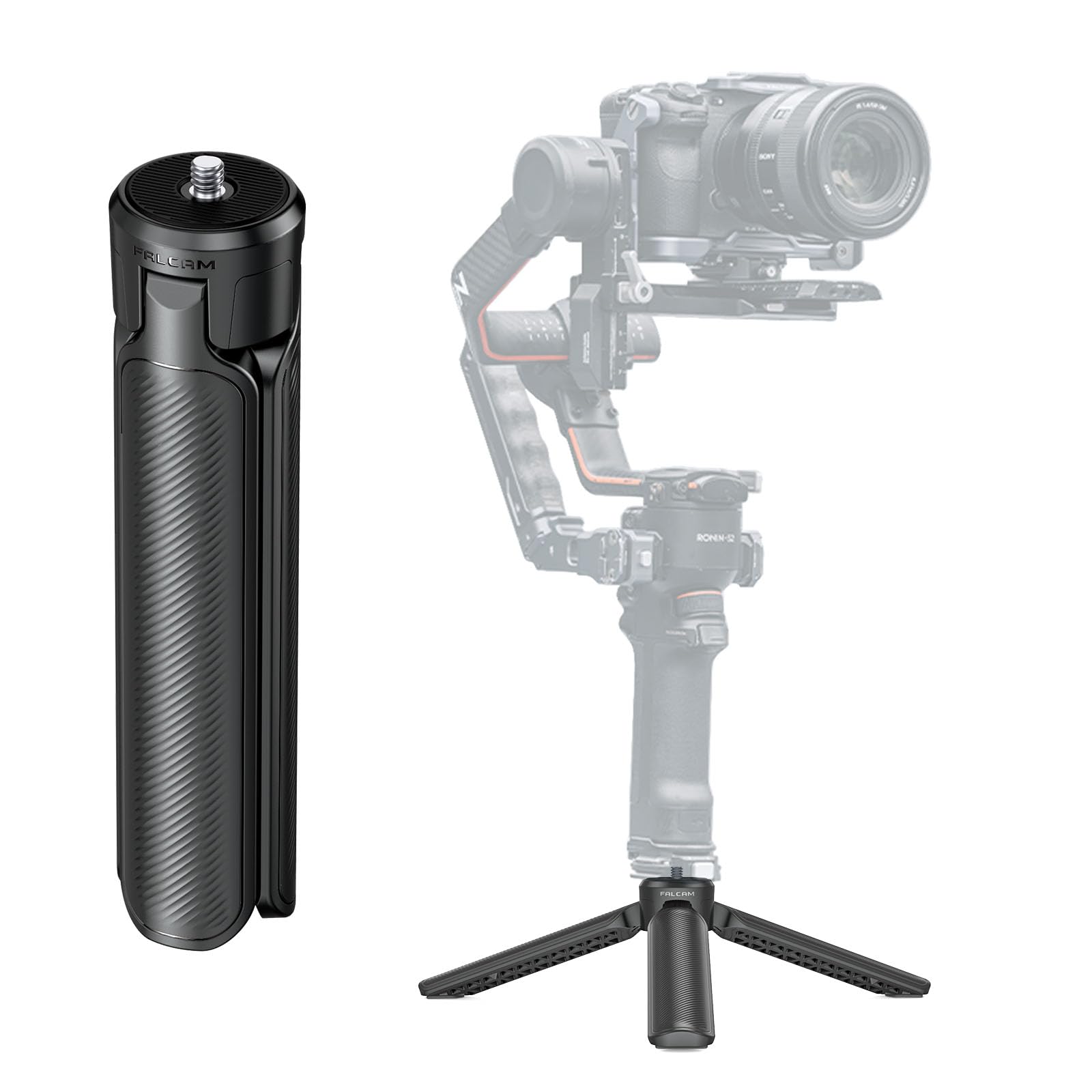 

Ulanzi FALCAM Mini Tripod, Quick-Open Tabletop Tripod, Gimbal Stand, 1/4-inch Screw, 5kg Load Capacity, Compact, Portable, Compatible with Smartphones