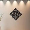 Arabic Black Metal Wall Art Islamic Decor for Living Room Ramadan Festival