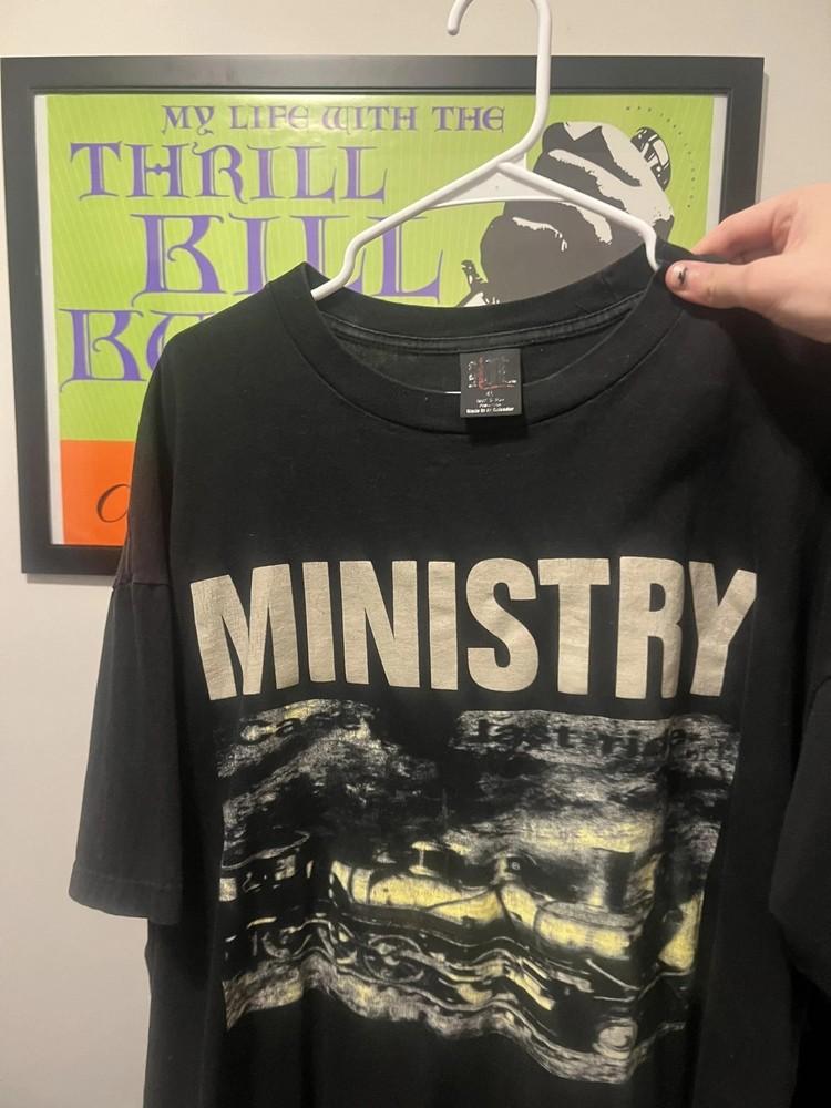 

1992 Ministry Psalm 69 Black Short sleeve Unisex T shirt Men Women 4XL