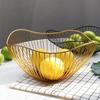 Metal Fruit Basket Morden Wire Snack Bread Vegetable Storage Bowls Kitchen Eggs Dessert Holder Nordic Style Organizer Cake Stand