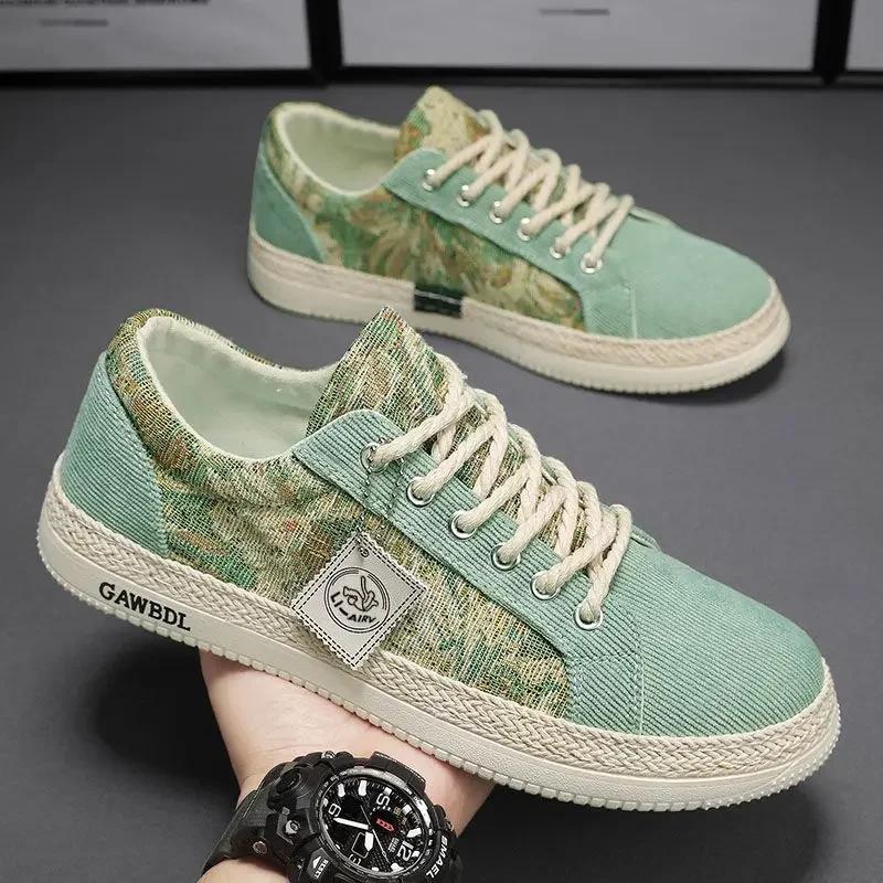 Man Shoe Breathable Summer Casual Shoes for Men Canvas Designer Luxury Shipping Free Cheap Liquidation Size 45 Leisure Sneakers