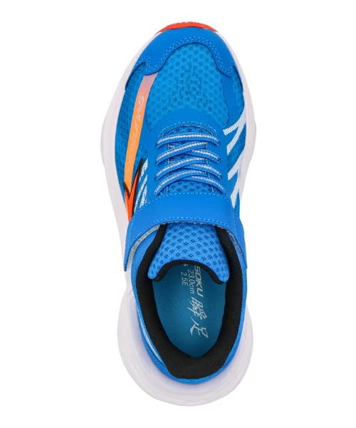 Shunsoku Boys Kids Shoes Athletic Shoes School Shoes Wing Slider WING SLIDER Speed Model Hayabusa Kids Sneakers Sports Day Strap Blue [Shunsoku]