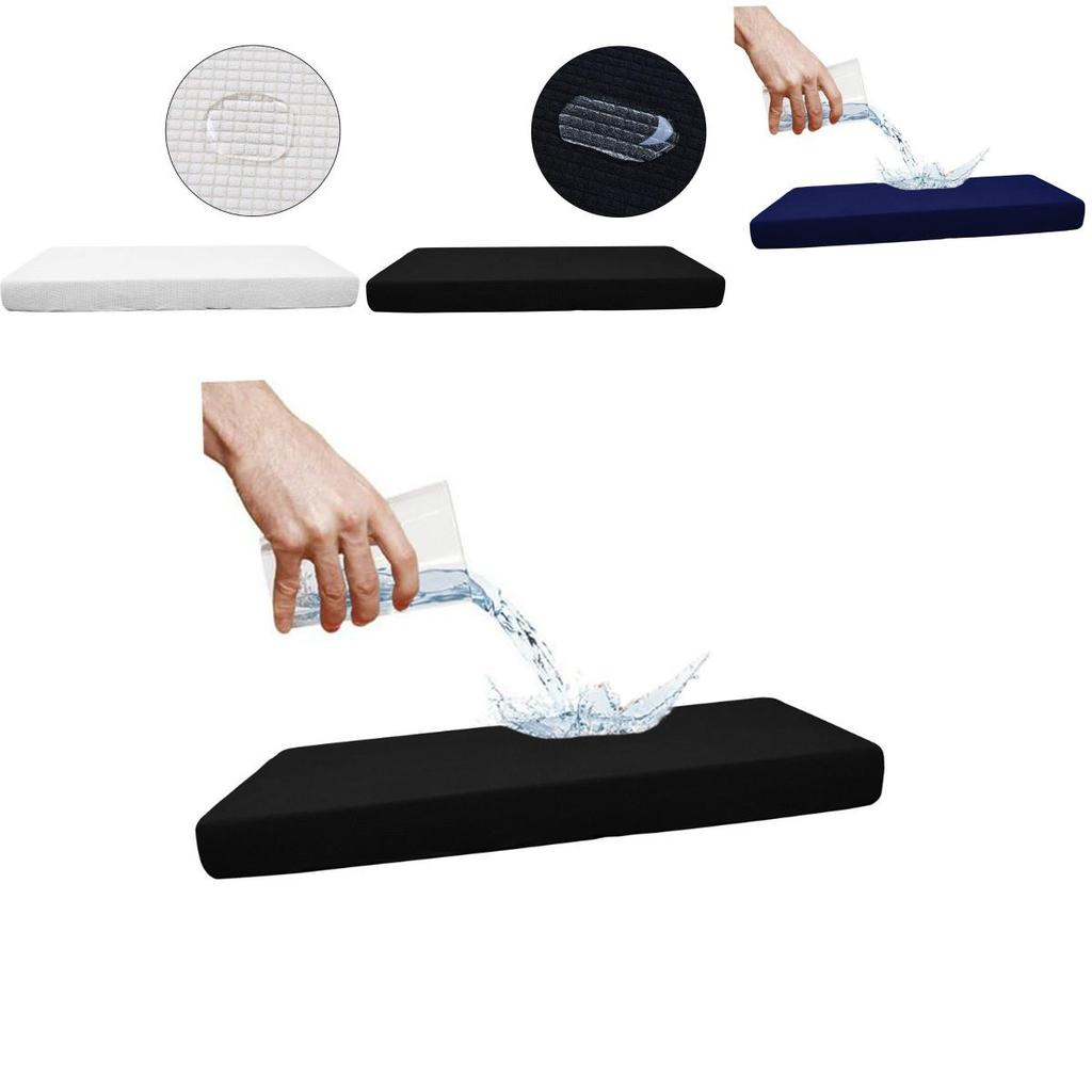 Protect Your Sofa With Waterproof Stretchy Seat Cushion Cover Anti-wrinkle Material