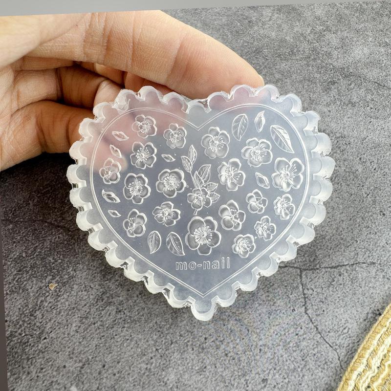 

Пищевые силиконовые формы для нейл-арта: Дизайн с ракушками, бабочками и розами