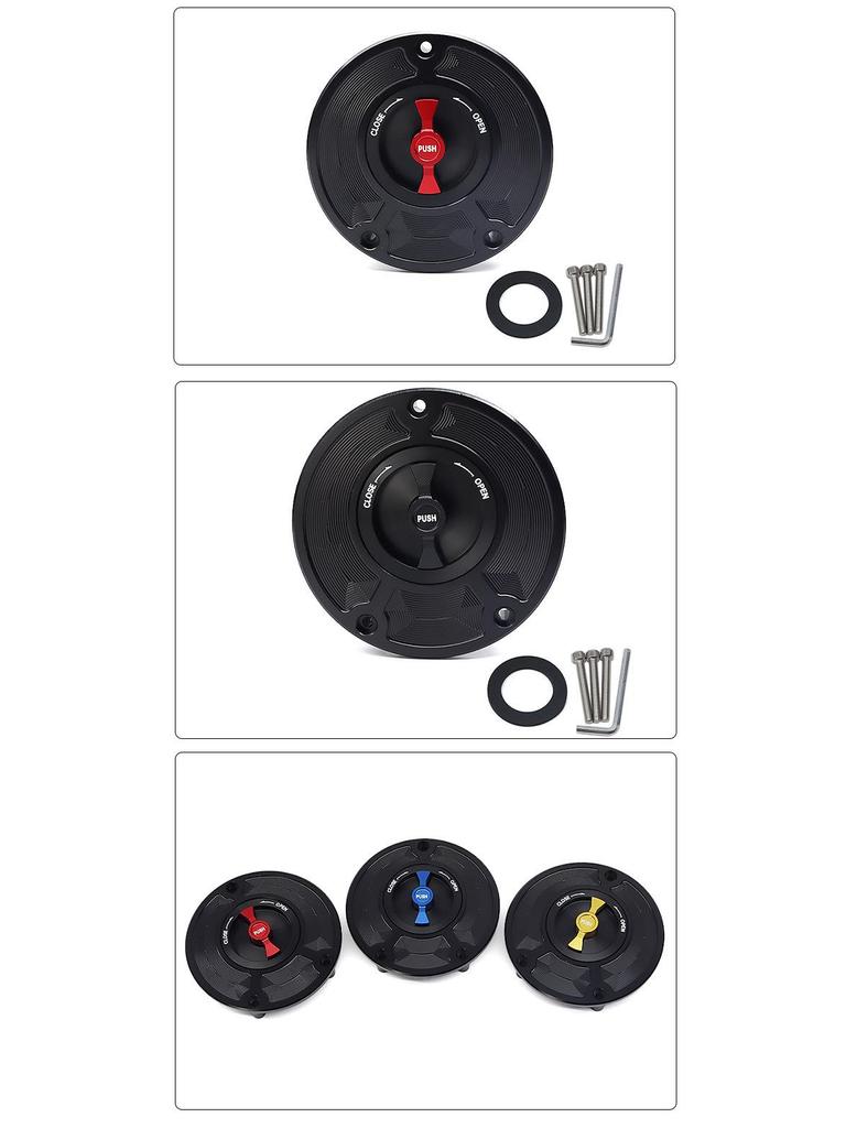 SH-L6010 Quick-Release Fuel Tank Cap: Aluminum Alloy Accessory for Honda Motorcycle Modification