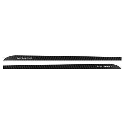 Pair Performance Side Skirt Sills Stickers For BMW F30 F31 F32 F33 F15 F16 F10 E60 E61 Carbon Fiber Vinyl Decals