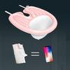 1 Stück Handwaschbecken für Haare, aufblasbar, für ältere Menschen und Schwangere, faltbar, PVC-Material, Shampoowerkzeug mit Ablaufschlauch