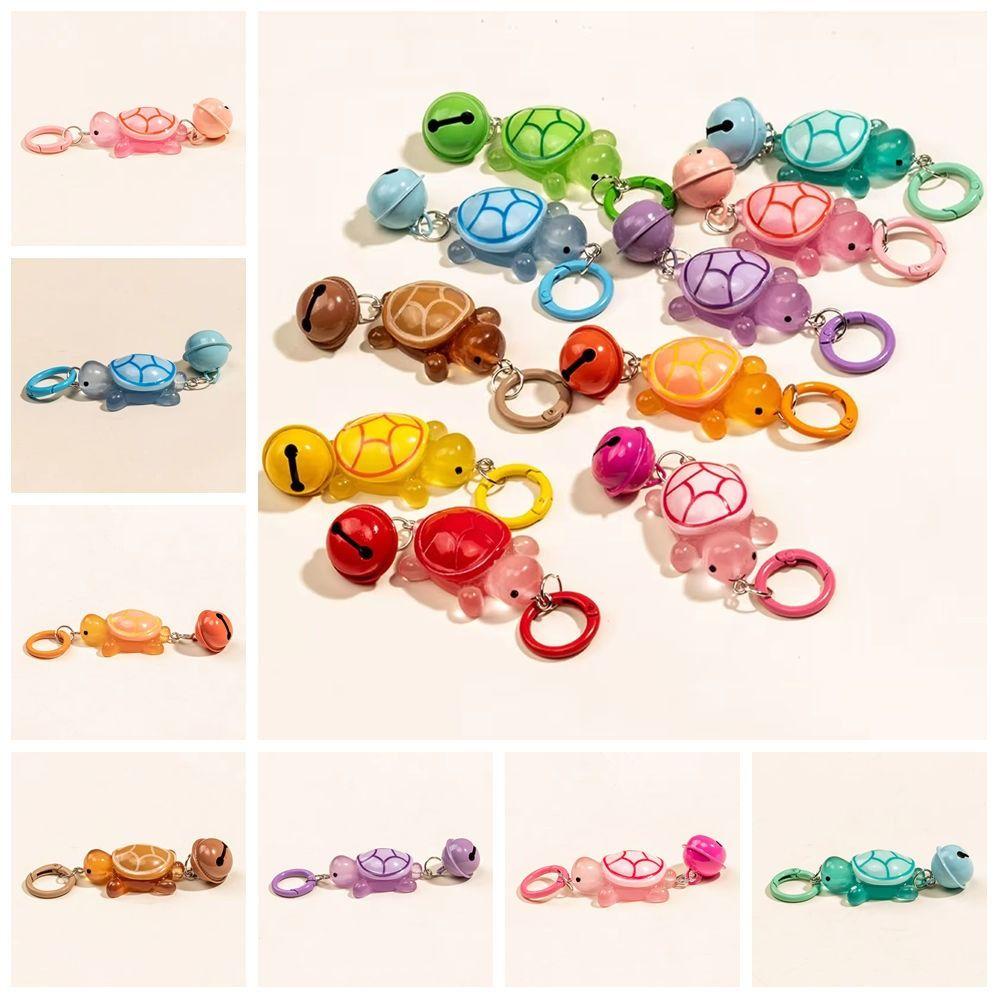 2 шт. светящиеся в темноте цветные брелки в виде черепахи брелки в виде черепахи — фото 6