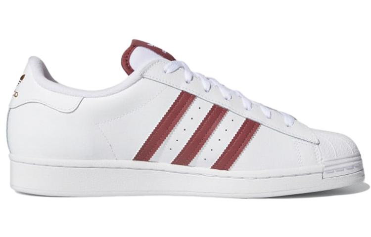 Superstar Adidas Originals 'White Quiet Crimson' GY0976