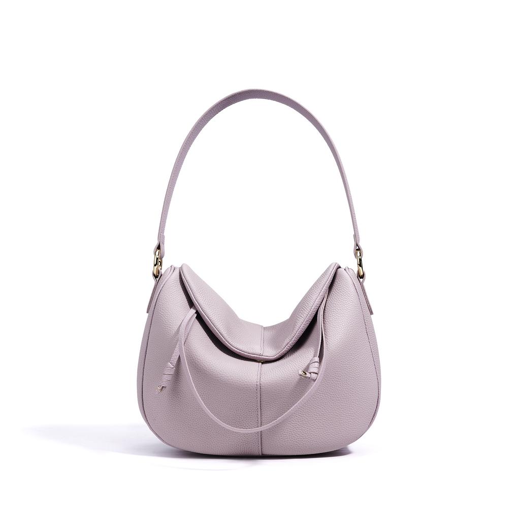 New Shoulder Bag Niche Design High-end Messenger Bag Versatile Simple Leather Women's Bag Casual Commuter