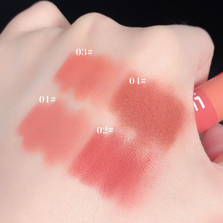 CAPPUVINI Crayon Lipstick Four-color Matte Velvet Multi-color Lipstick