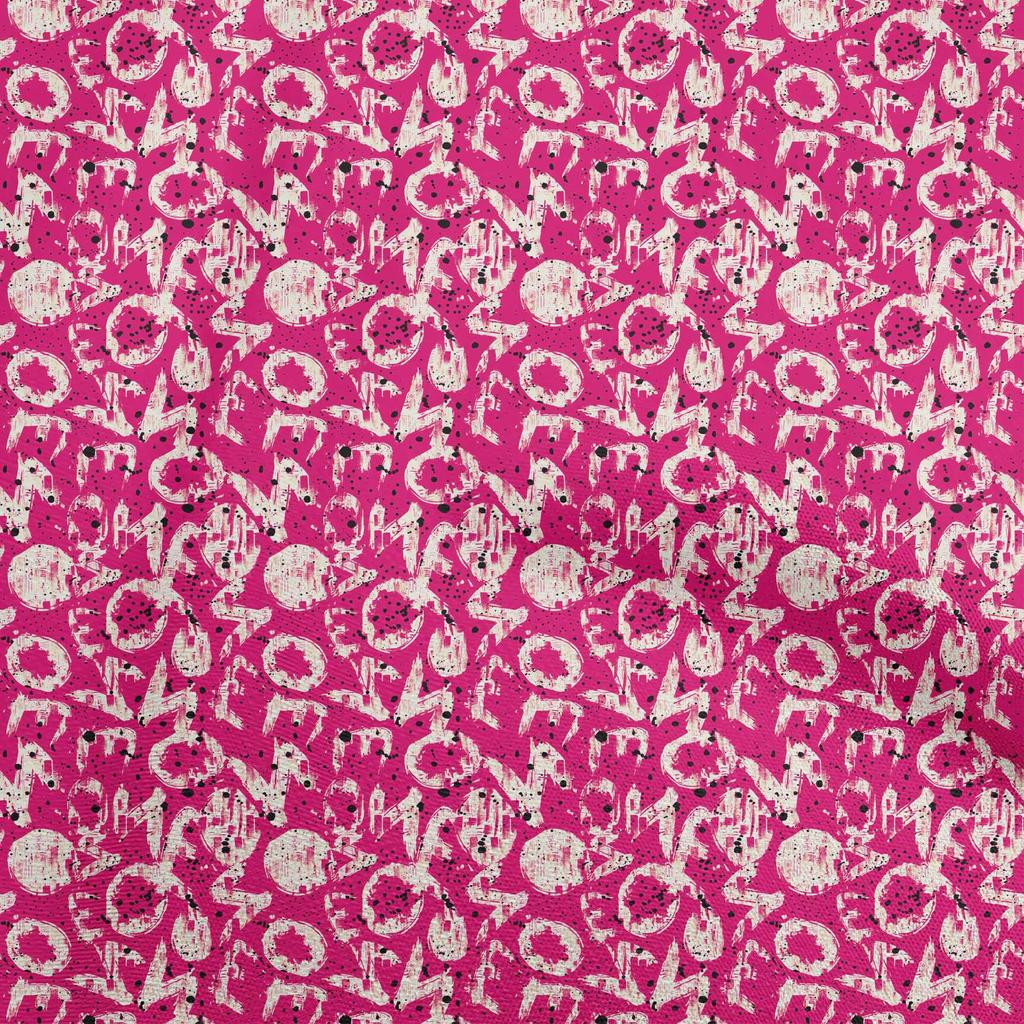 oneOone Cotton Flex Indigo Blue Fabric Abstracts Sewing Fabric By The Yard Printed Diy Clothing Sewing Supplies 40 Inch