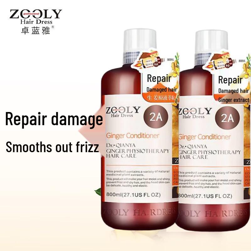 

Zhuolanya Имбирный Увлажняющий Восстанавливающий Кондиционер 800 мл x 2 Флакона