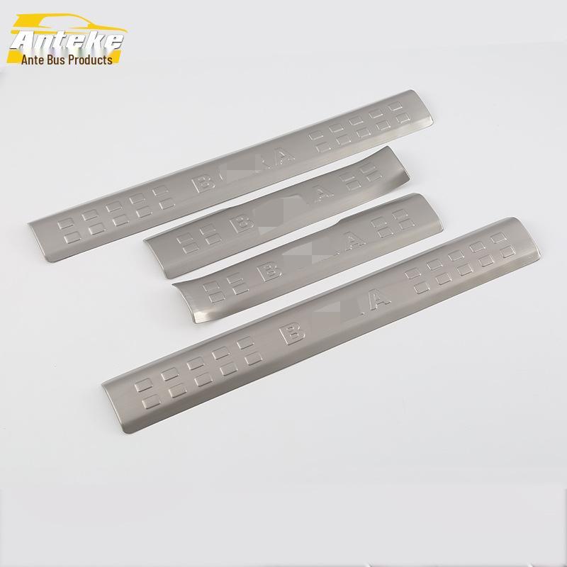 13 Bora Sill Trim and Bumper Trunk Bright Strips Set - Welcome Pedal Modification Accessories