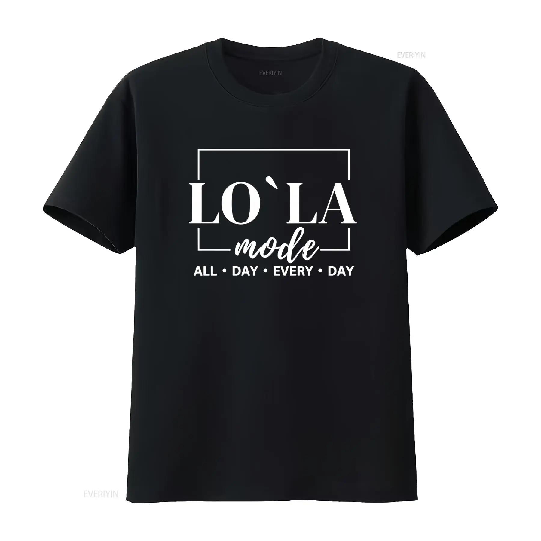 Lola Mode T Shirt All Day Every Fashion Statement for Filipino Grandmas and Grandpas Stylish Comfortable Pinoy Pinay Filipina S разноцветный
