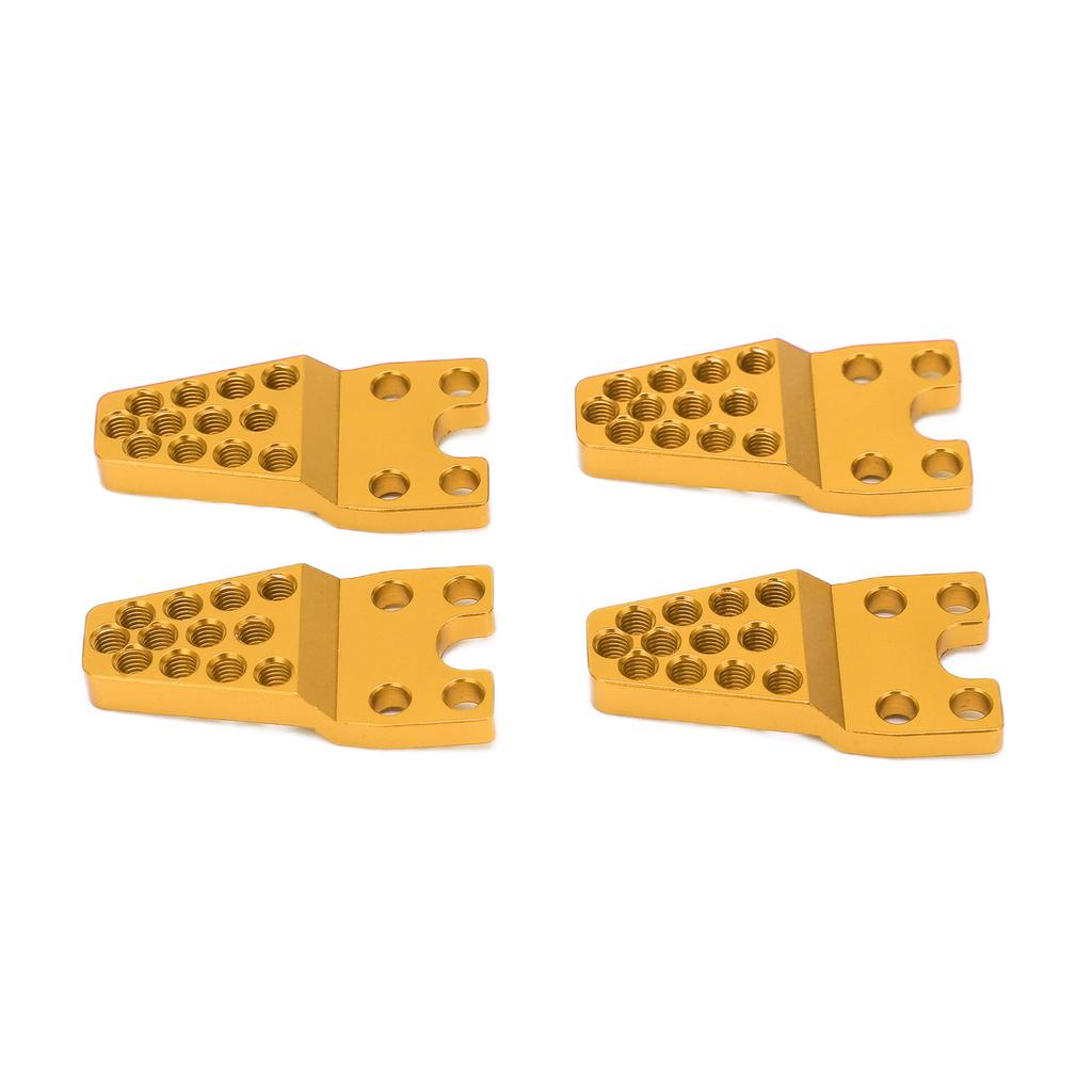 4pcs RC Mount Aluminum Alloy Durable Sturdy Adjustment Accessories for 1 8 Simulation Climbing Car