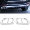 2pcs Car Tail Throat Frame 4 Outlet Exhaust Pipe Trim Fits for Mercedes Benz GLC GLE GLS W167 X253 X167 2020