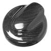 Rear Carbon Fiber Car Gas Fuel Tank Cap Cover Lightweight Replacement for R55 Clubman Models 2009‑2014