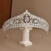 Baroque Retro Rhinestone Crown for Bridal Wedding Dress Accessories