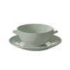 Conifer Ash Soup Cup, 225cc, Microwave and Dishwasher Safe, Gray Fine Porcelain (White), 1724L/90072C