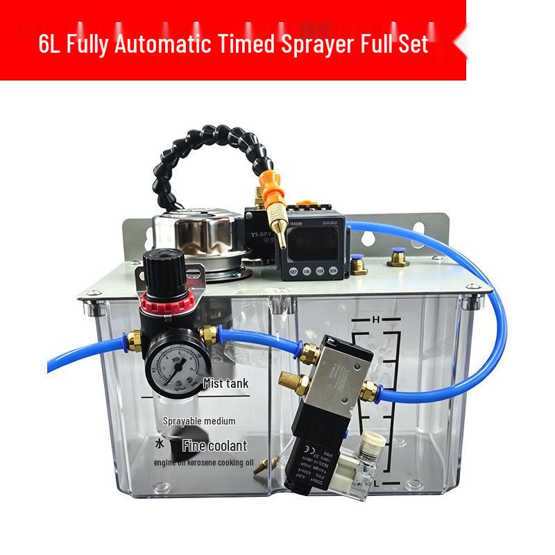 Universal Cooling Sprayer System with Pressure Regulating Filter and 3L/6L Large Capacity Water Tank