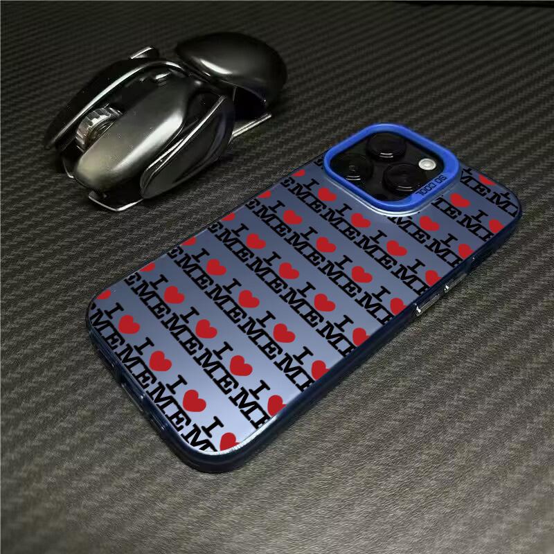 I LOVE ME Phone Case for Samsung Galaxy S26 S25 S24 S23 S22 S21 S20 Note20 FE Ultra Edge Plus 4G 5G Anti Fall Matte Cover