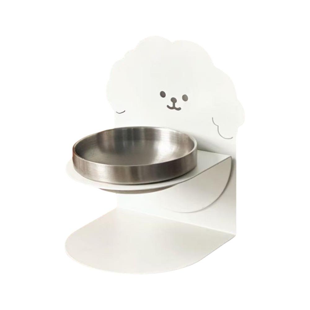 

Detachable Adjustable Food Feeder Anti-Tip Anti-slip Ceramic Cat Bowl with Magnetic Stand Protects Cervical Pet Feeding Dish