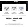 Moissanite Butterfly Wing Necklace Dainty Pendant Women